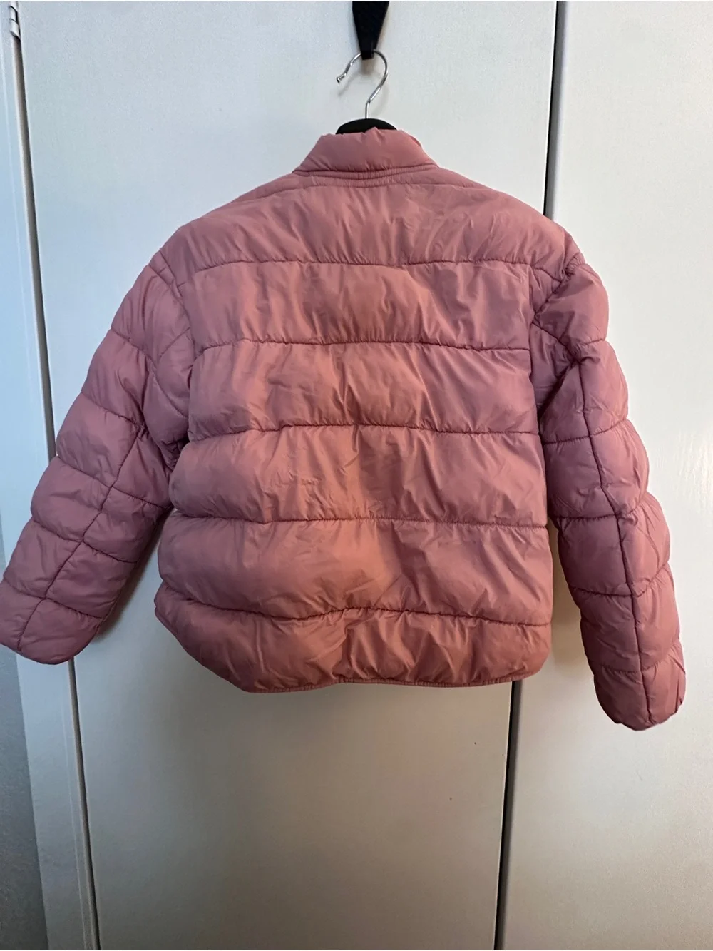 GAP Girls Dusty Rose Quilted Puffer Jacket